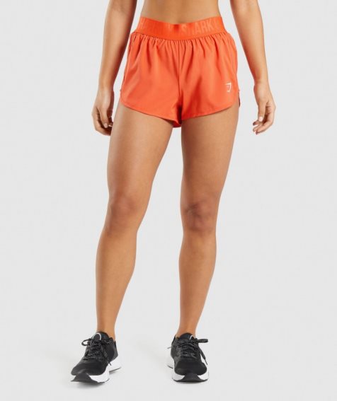 Women's Gymshark Training Loose Fit Shorts Orange | NZ 7RTVDG